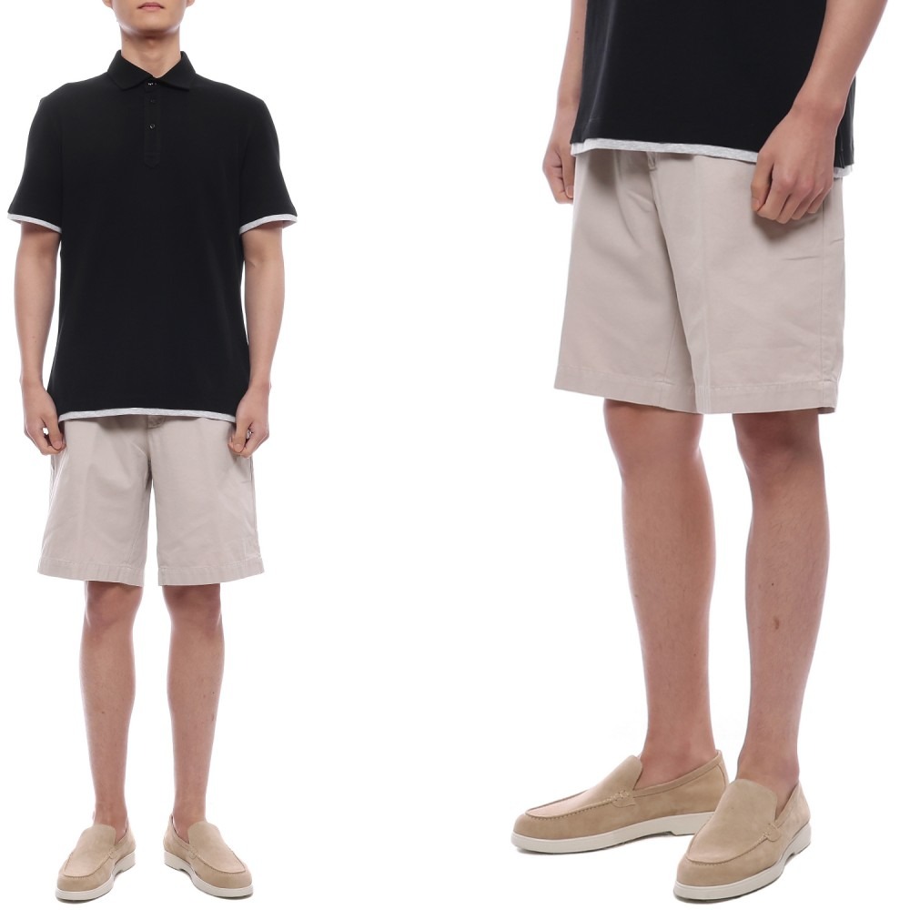 25SS 남성 코튼 버뮤다 쇼츠 팬츠 (M252DU0010 C6008 25S)