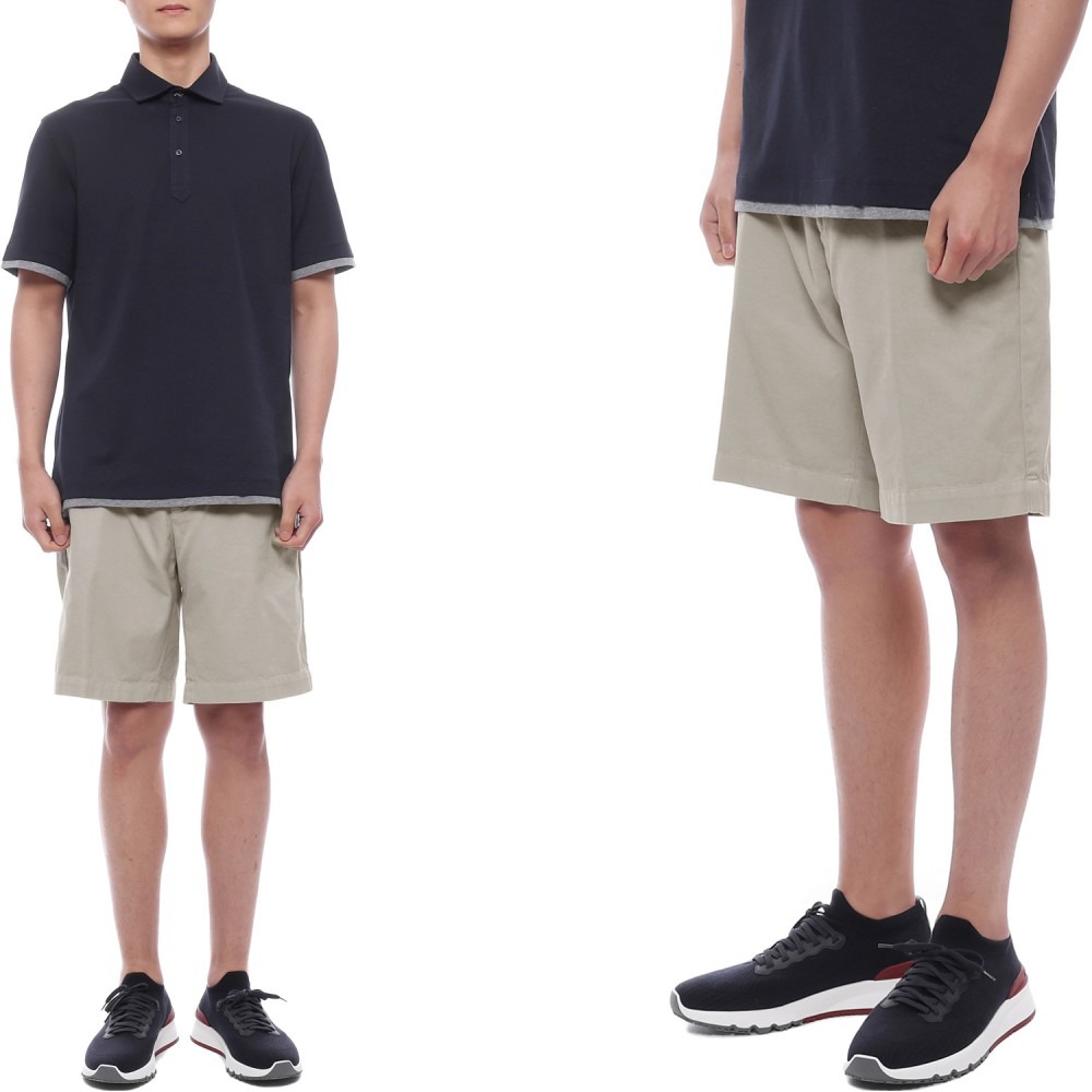 25SS 남성 코튼 버뮤다 쇼츠 팬츠 (M252DU0010 C6012 25S)