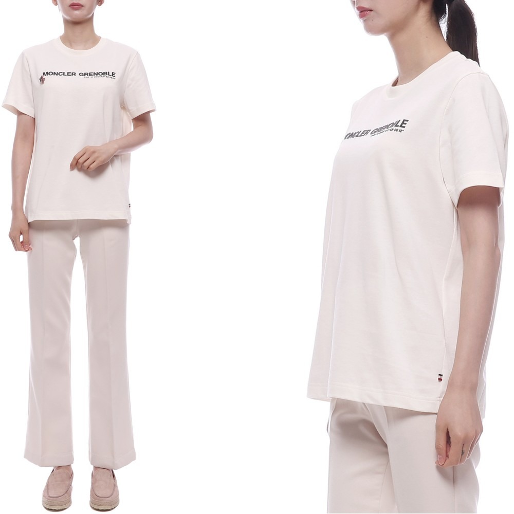 25SS 여성 그레노블 로고 반팔티셔츠 (8C00008 83927 041 25S)