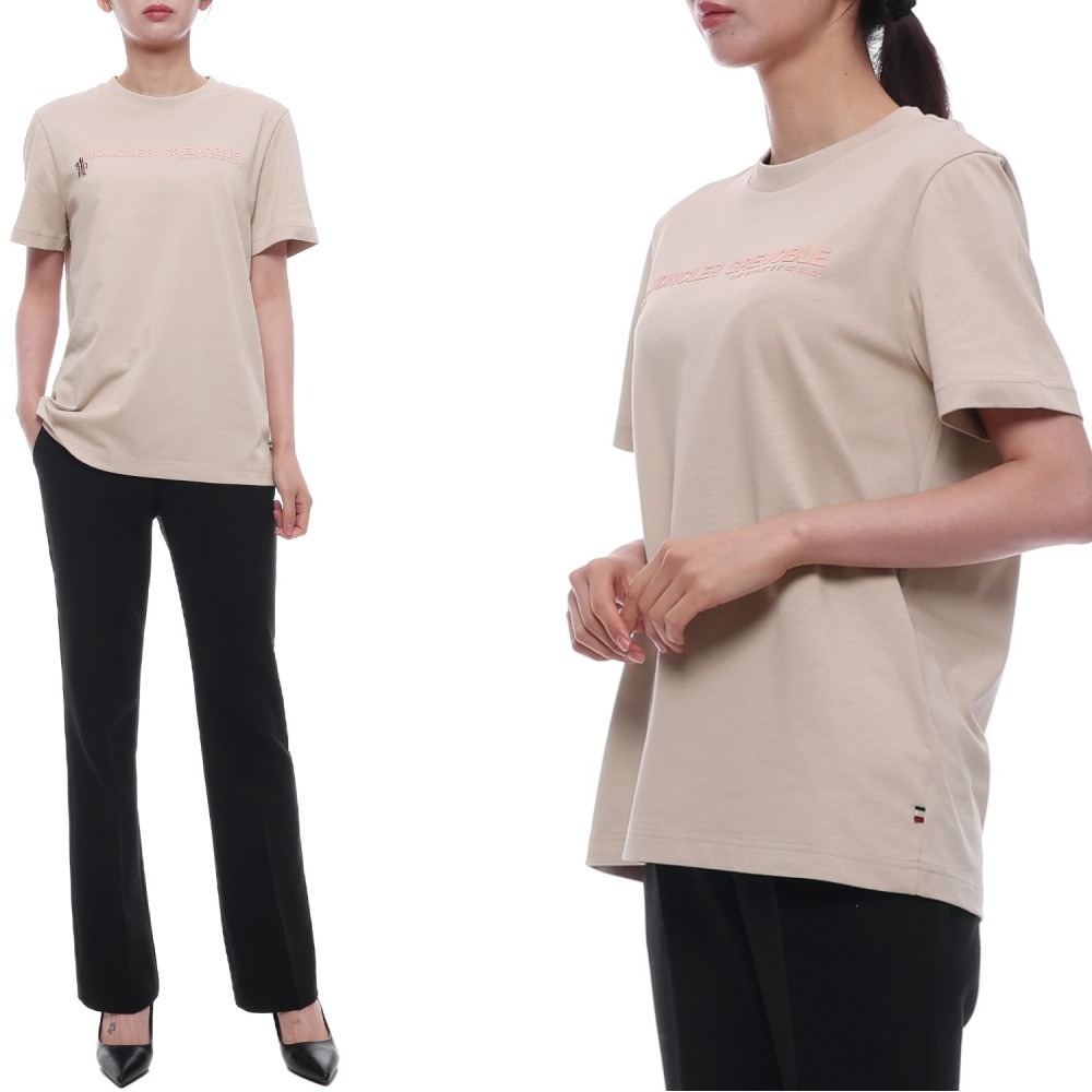 25SS 여성 그레노블 로고 반팔티셔츠 (8C00008 83927 50W 25S)