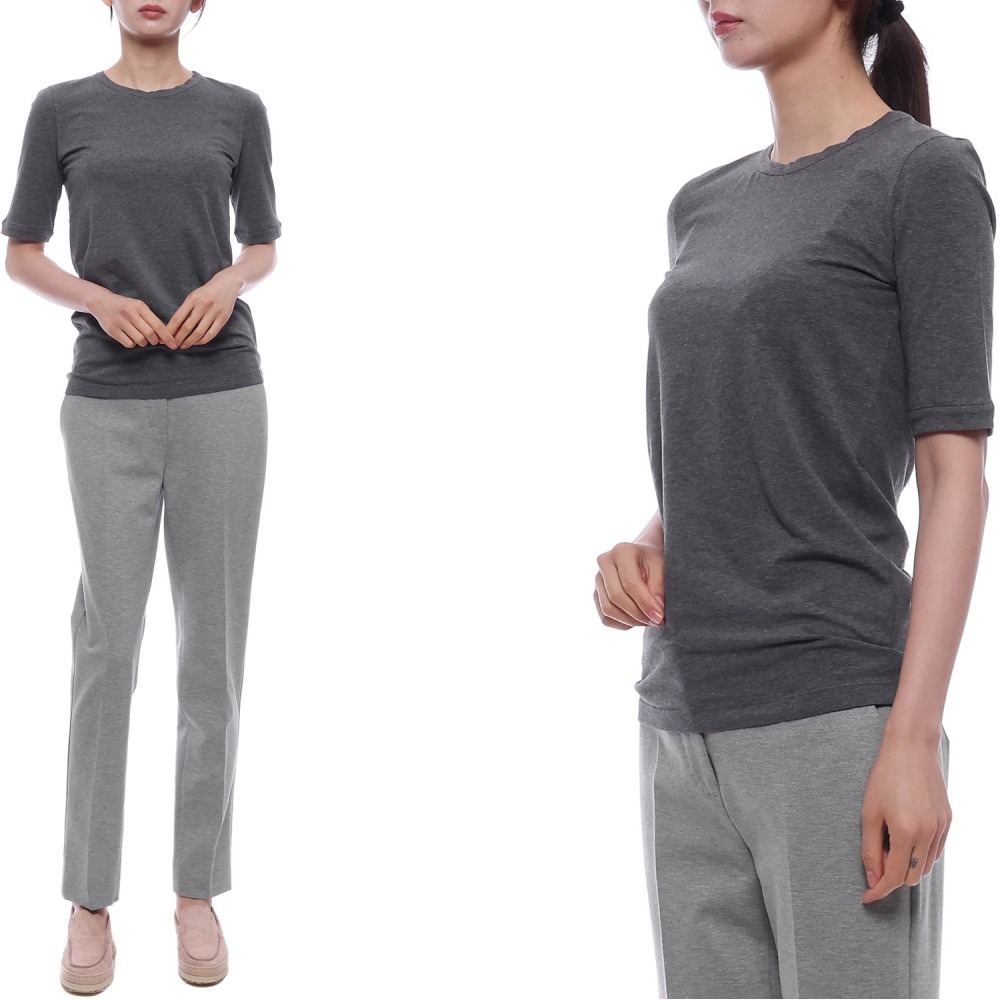 25SS 여성 모닐리 트리밍 반팔티셔츠 (M0T18B0160 C080 25S)