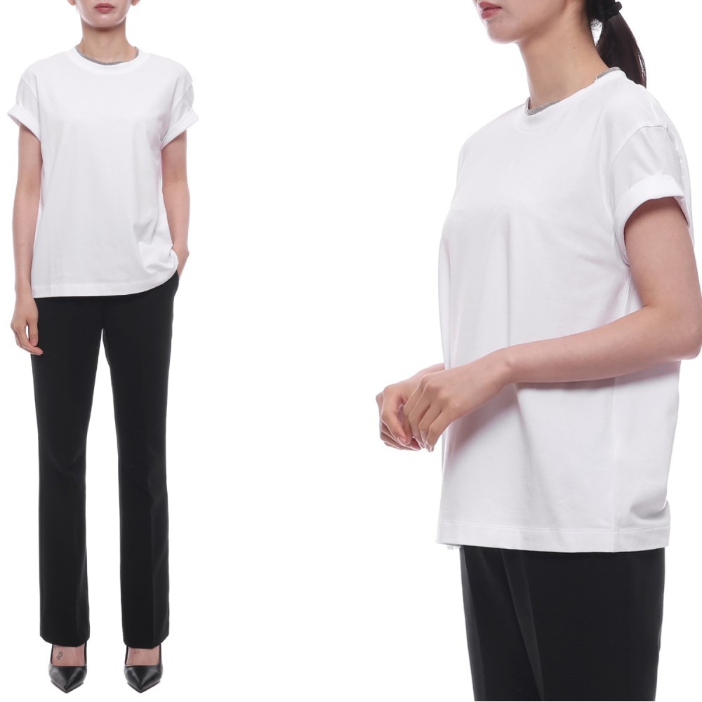 25SS 여성 모닐리 레이어드 반팔티셔츠 (M0T18BD200 C159 25S)