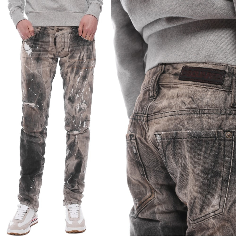 Women's Paint Washed Denim Pants (S72LA0270 S30123 090)