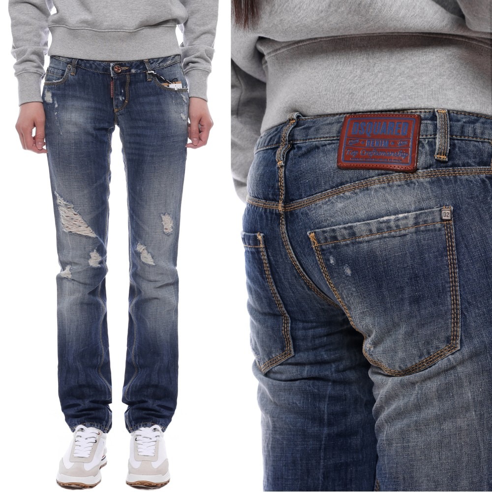 여성 슬림 워싱 데님 팬츠 (S72LA0312 S30295 089)
