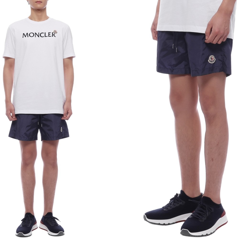25SS 남성 로고 패치 스윔 팬츠 (2C00016 5985M 612 25S)