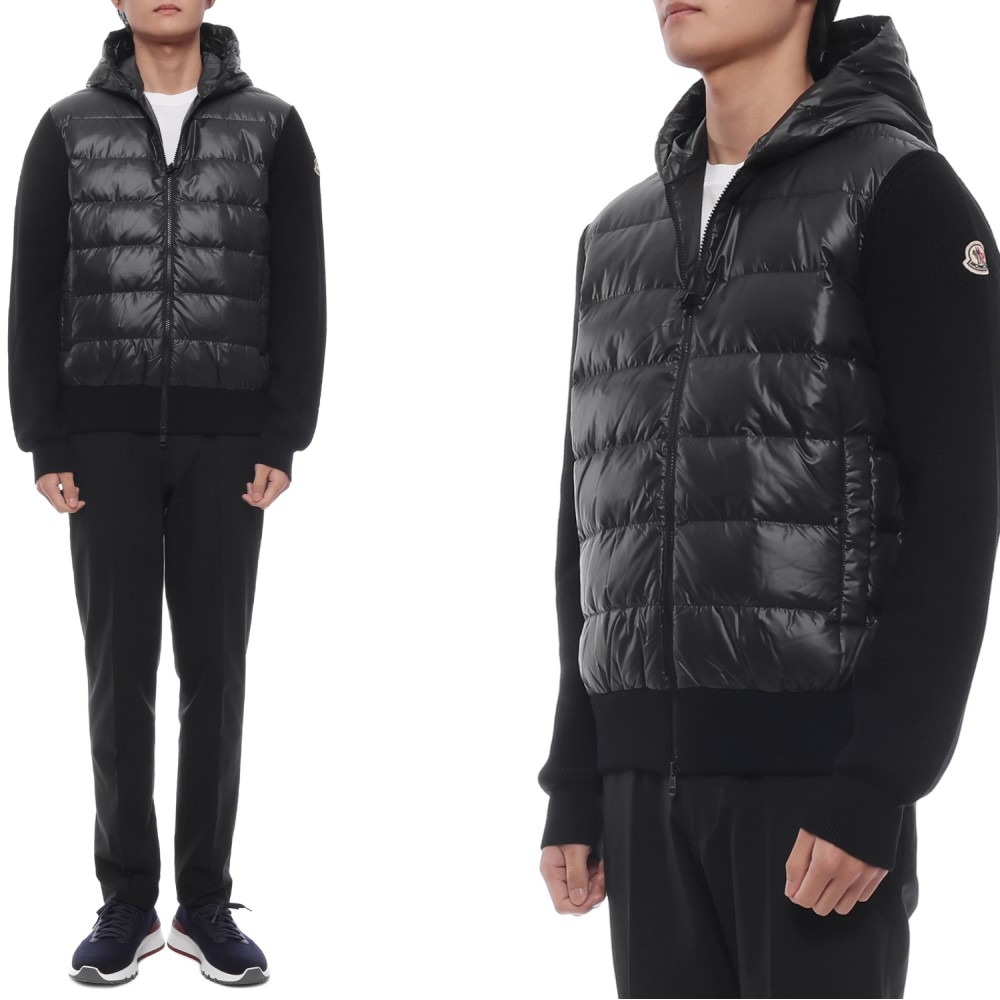 25FW 남성 울 믹스 패딩 점퍼 (9B00041 M1131 999 25F)