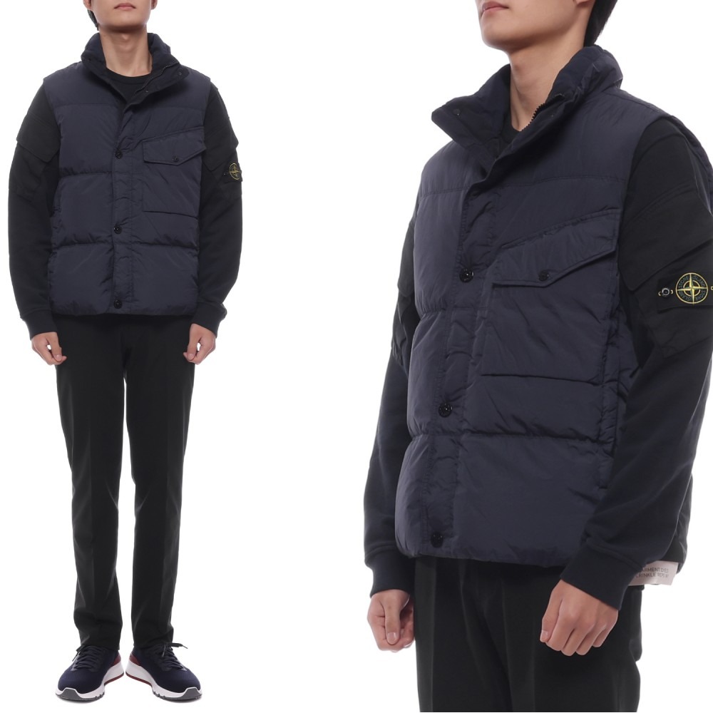 25FW 남성 크링클랩스 다운 베스트 (K2S15G100003 S0A23 V0020 25F)