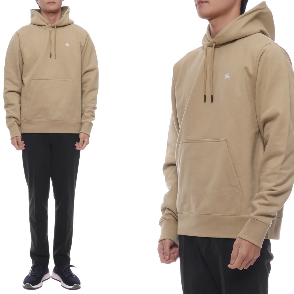 25FW 남성 나이트 스탬프 후드티셔츠 (8110585 FLAX 25F)
