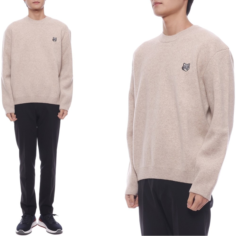25FW 남성 폭스헤드 울 니트 (PM00817KT1180 0335 25F)