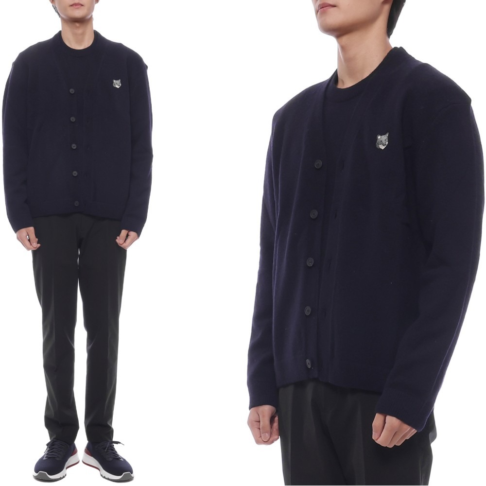 25FW 남성 폭스헤드 울 가디건 (PM00502KT1006 0413 25F)