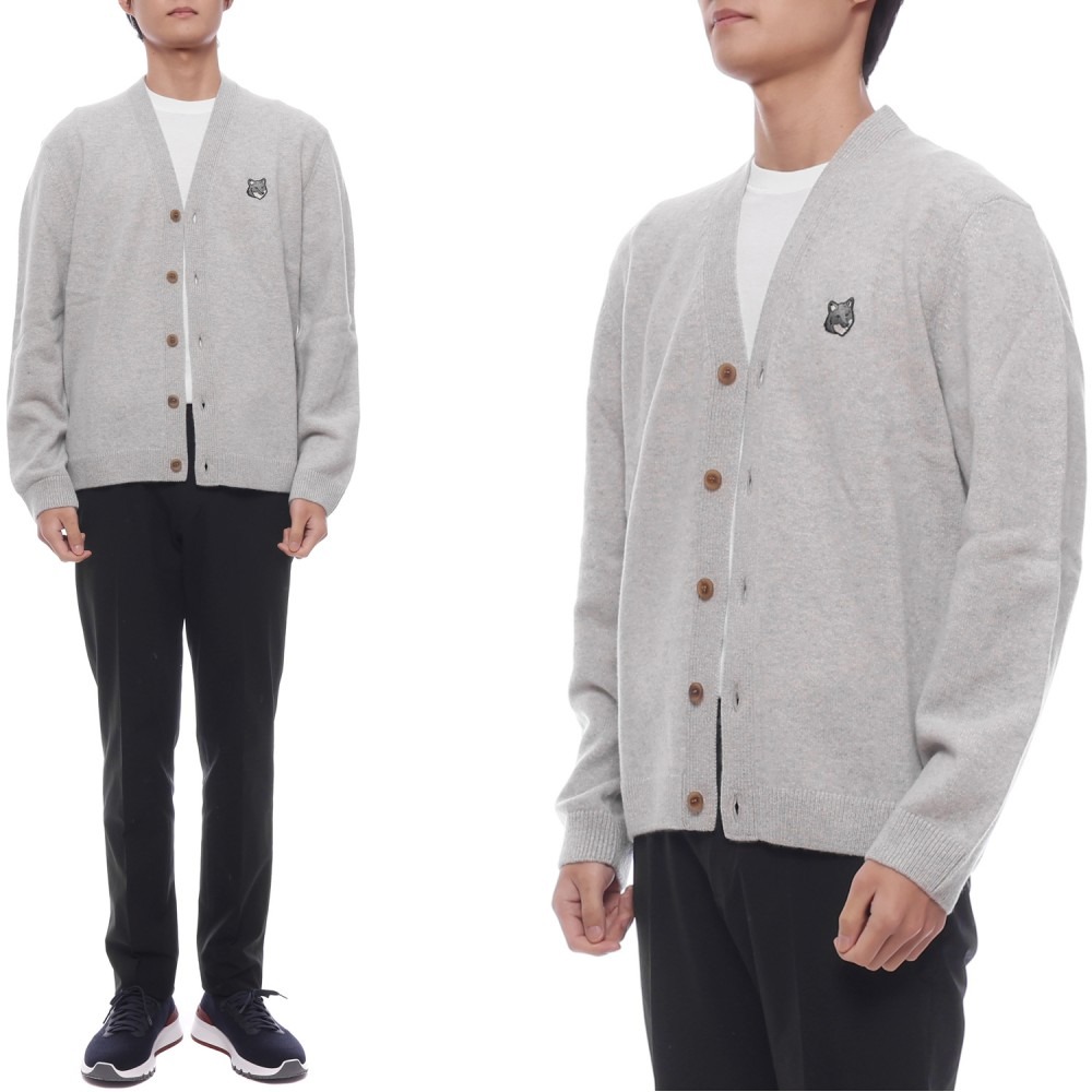 25FW 남성 폭스헤드 울 가디건 (PM00502KT1006 H120 25F)