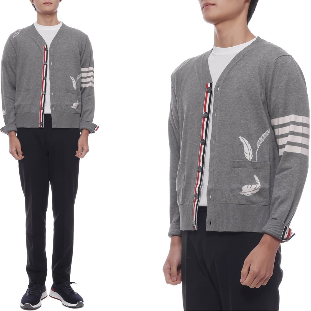 25FW 남성 페더 인타르시아 가디건 (MKC594A Y3039 055 25F)