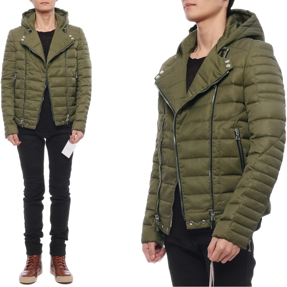 남성 바이커 다운 패딩 (W4HT266C631 147)