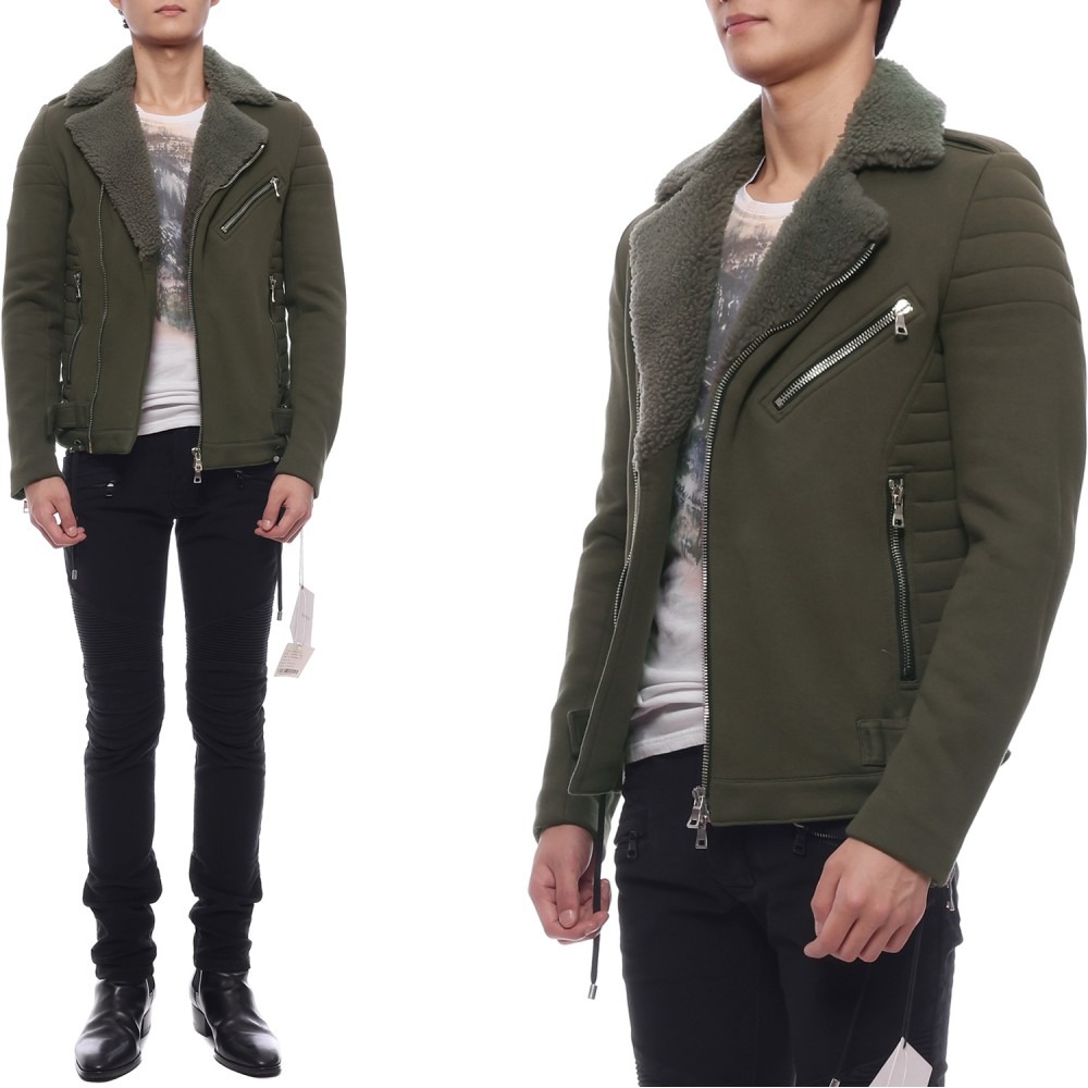 남성 바이커 코튼 재킷 (W4HJ814B928 147)