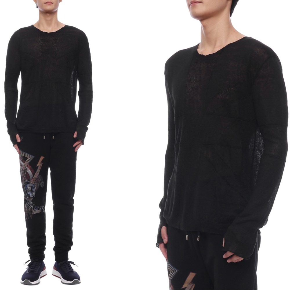 남성 리넨 긴팔티셔츠 (S6HM669D385U 176)