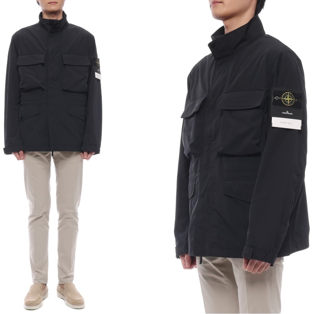 26SS 남성 와펜 패치 마이크로 트윌 재킷 (L1S154100034 S0026 V0029 26S)