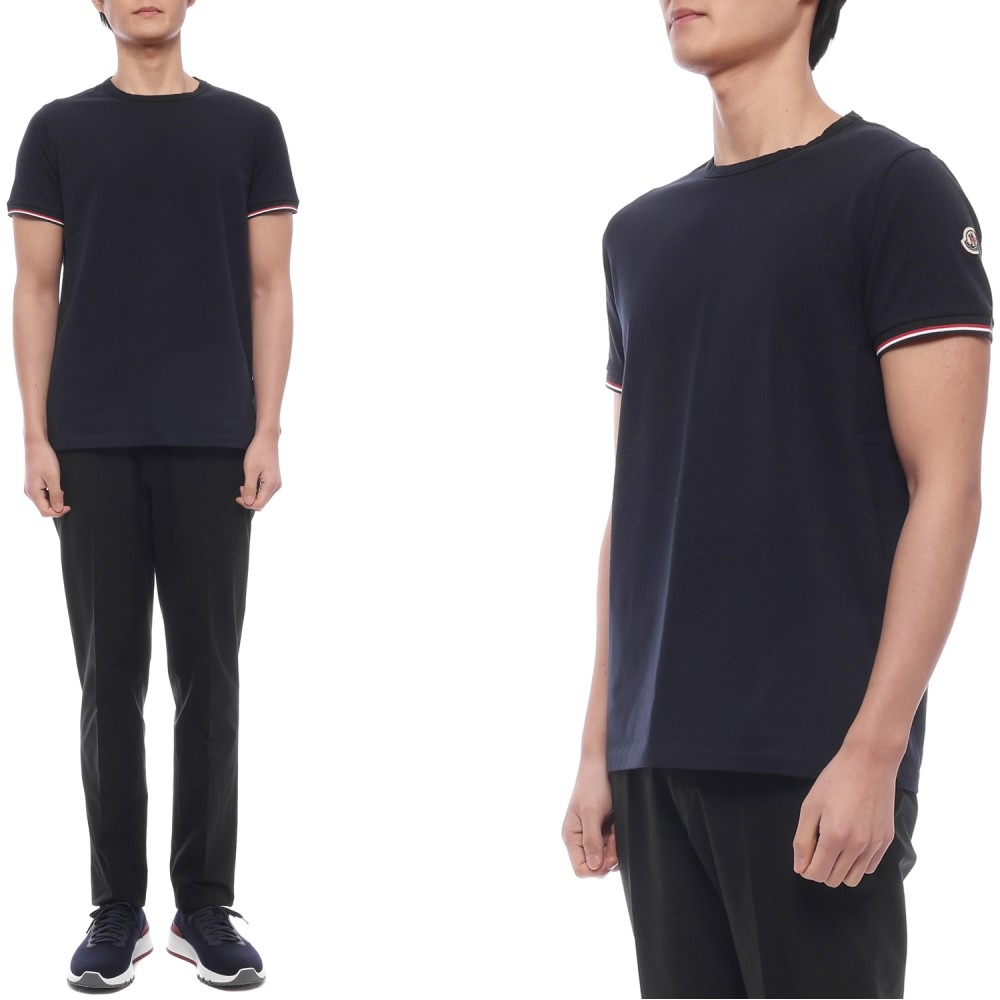 26SS 남성 로고 패치 반팔티셔츠 (8C71600 87296 778 26S)