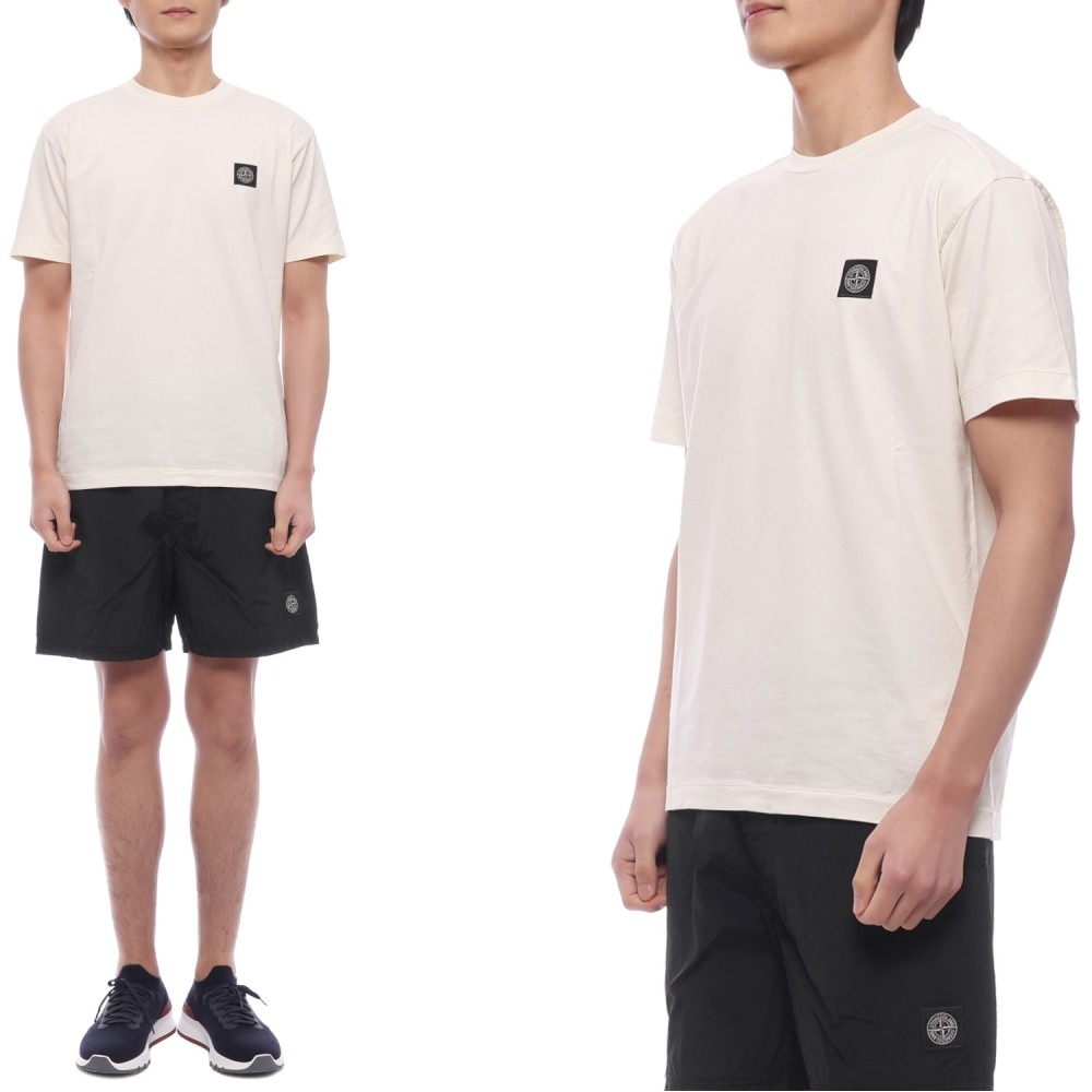 26SS 남성 로고 패치 반팔티셔츠 (L1S152100027 S0013 V0093 26S)