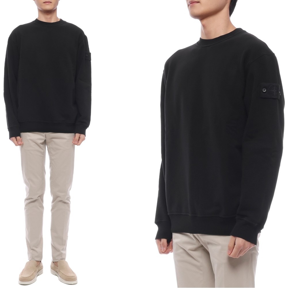 25FW 남성 와펜 패치 맨투맨 (K2S156100069 S0F28 V0029 25F)