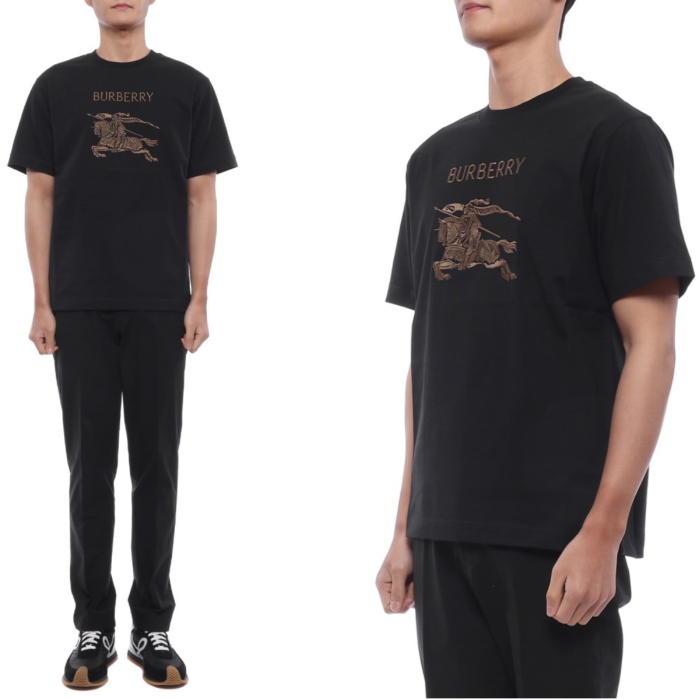 26SS 남성 EKD 자수 반팔티셔츠 (8119005 BLACK 26S)