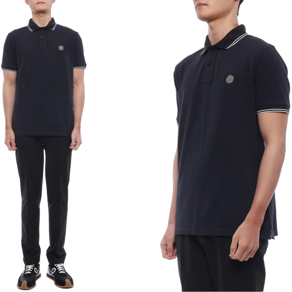 26SS 남성 로고 패치 폴로 반팔티셔츠 (L1S152200010 S0018 V0020 26S)