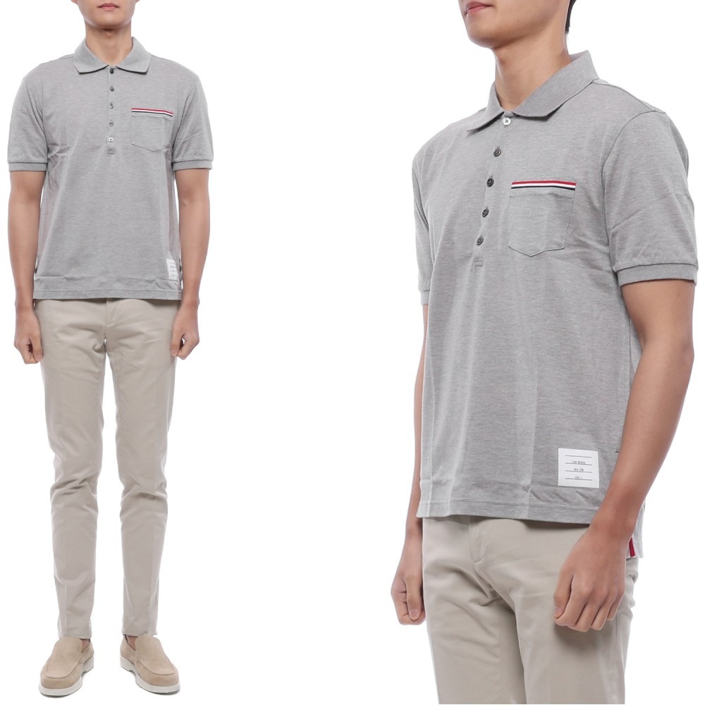 26SS 남성 삼선 포켓 폴로 반팔티셔츠 (MJP022A 01455 055 26S)