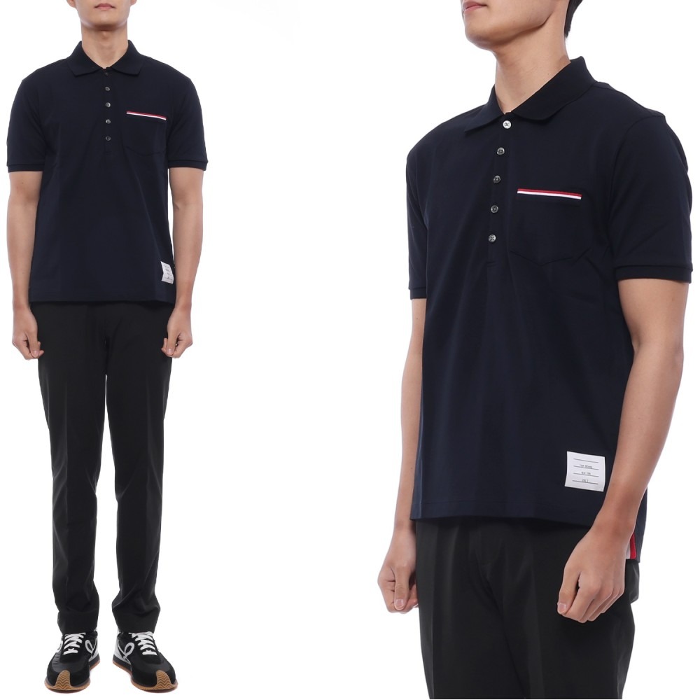 26SS 남성 삼선 포켓 폴로 반팔티셔츠 (MJP022A 01455 415 26S)