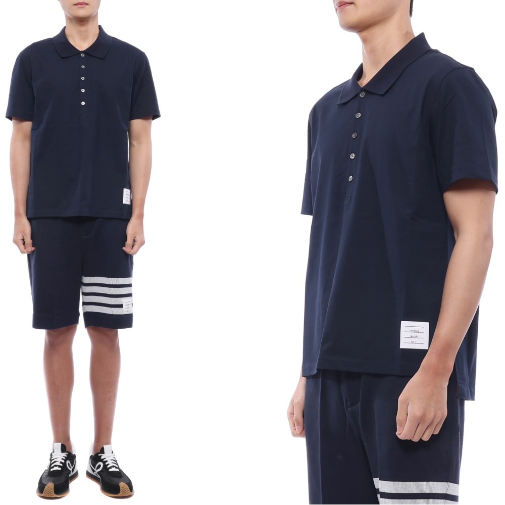 26SS 남성 삼선탭 폴로 반팔티셔츠 (MJP052A 00042 415 26S)
