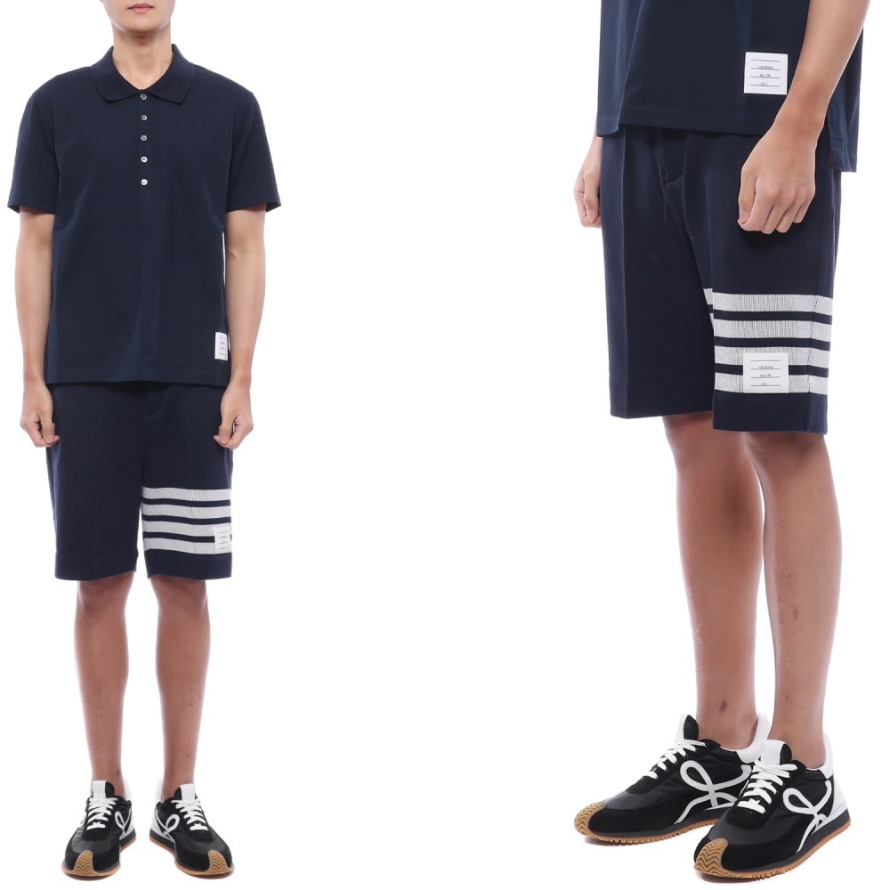 26SS 남성 사선 스트라이프 쇼츠 팬츠 (MJQ242A 07545 415 26S)