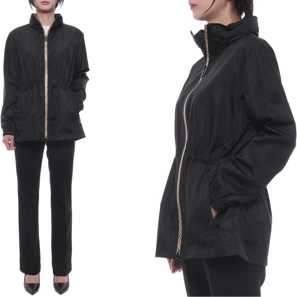 26SS 여성 나일론 후드 점퍼 (8110309 BLACK 26S)