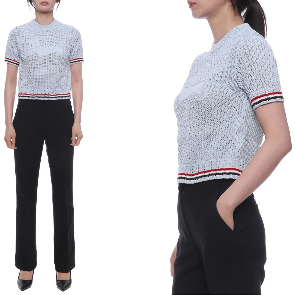 26SS 여성 헥터 인타르시아 반팔니트 (FKA511A Y3062 472 26S)