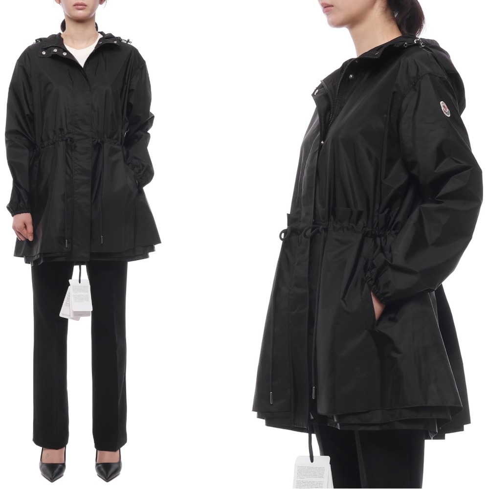 26SS 여성 WETEAU 레인 후드 재킷 (WETEAU 1A00135 539ZD 999 26S)