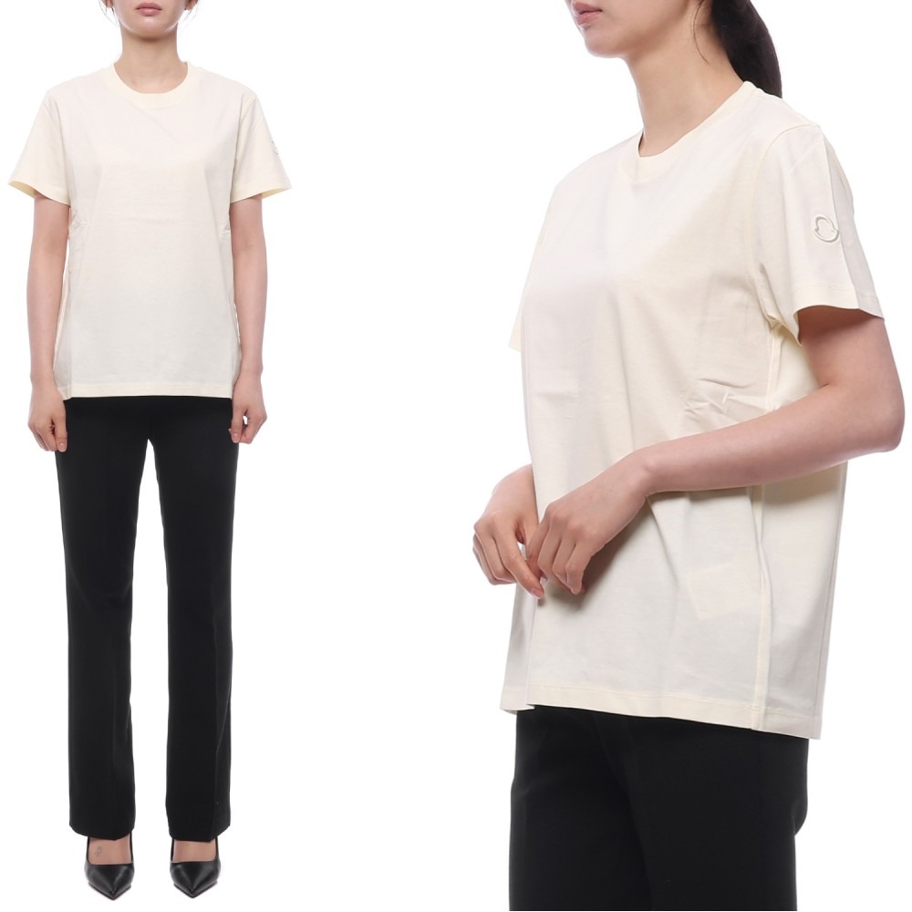 26SS 여성 로고 자수 반팔티셔츠 (8C00029 89AUO 034 26S)