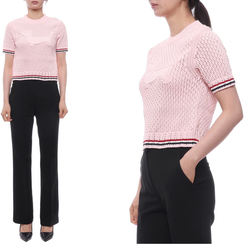 26SS 여성 헥터 인타르시아 반팔니트 (FKA511A Y3062 642 26S)