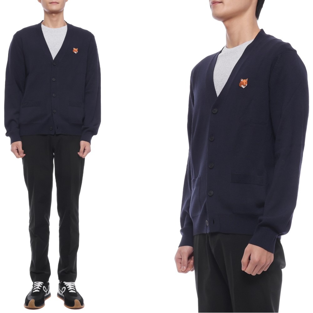 26SS 남성 폭스헤드 울 가디건 (PM00501KT1181 0413 26S)