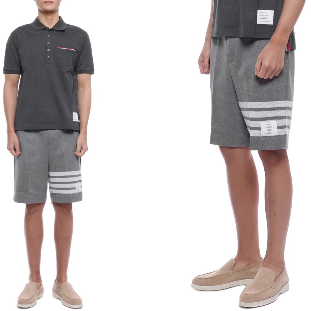 26SS 남성 사선 스트라이프 쇼츠 팬츠 (MJQ242A 07545 035 26S)
