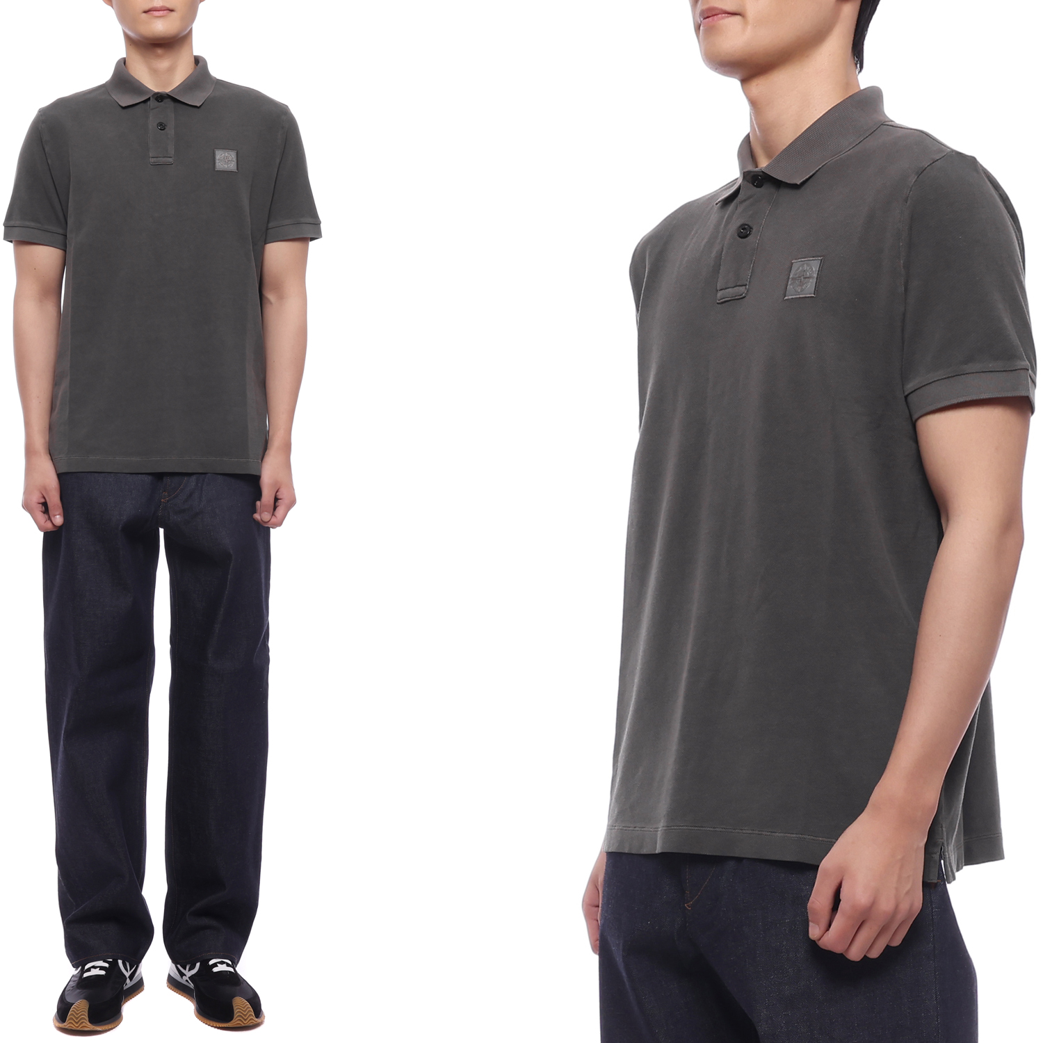 26SS 남성 로고 패치 폴로 반팔티셔츠 (L1S1522002SC S0067 V0065 26S)
