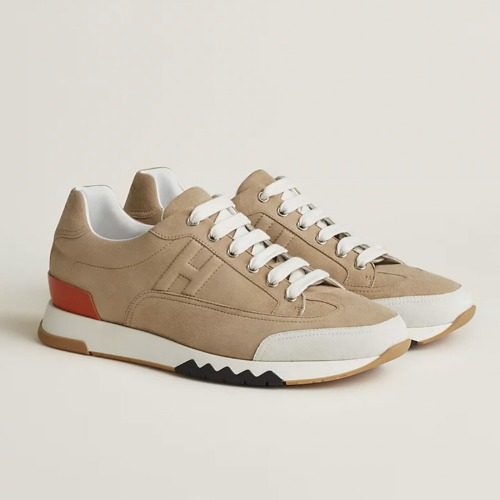 HERMES ํธ๋ ์ผ Sneakers Calfskin ์ฐ๋ฒ ์ด์ง