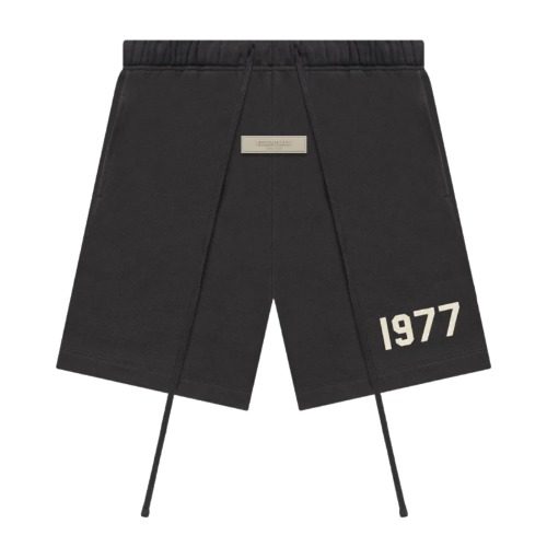 ํผ์ด ์ค๋ธ ๊ฐ Essential 1977 Sweat Shorts ์์ด์ธ Black
