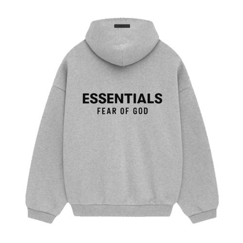 ํผ์ด ์ค๋ธ ๊ฐ Essential Fleece ๋ฐฑ๋ก๊ณ Hoodie ๊ทธ๋ ์ด