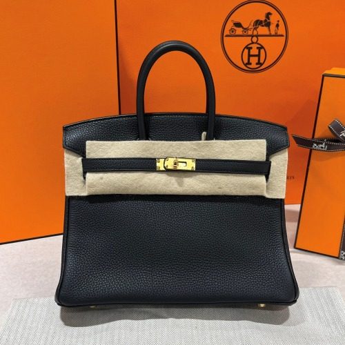 HERMES 벌킨백 버킨백 토고 스킨 Black Color Gold-Tone 25