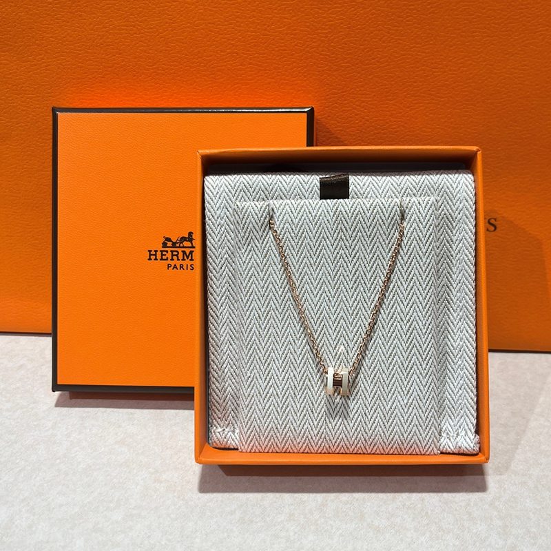 HERMES Mini 팝아슈 White 베이지 Two-Tone