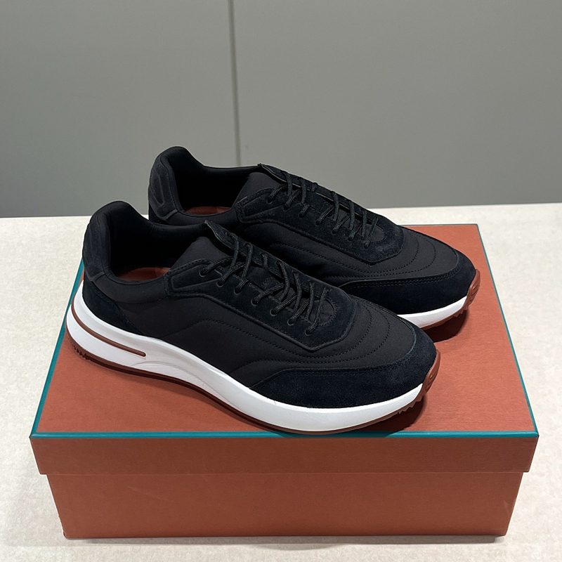 λ‘λ‘νΌμλ Calfskin μν¬μλ μν¬ Sneakers μ€ν° Black