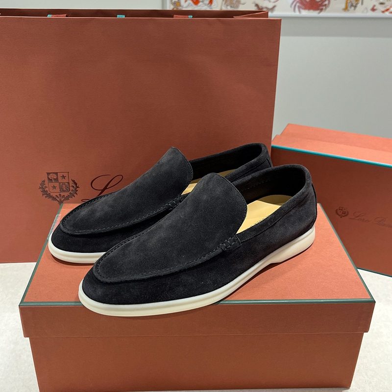 ๋ก๋กํผ์๋ Suede Loafers ๋ชจ์นด์ Classic ์ฑ ์ฝ
