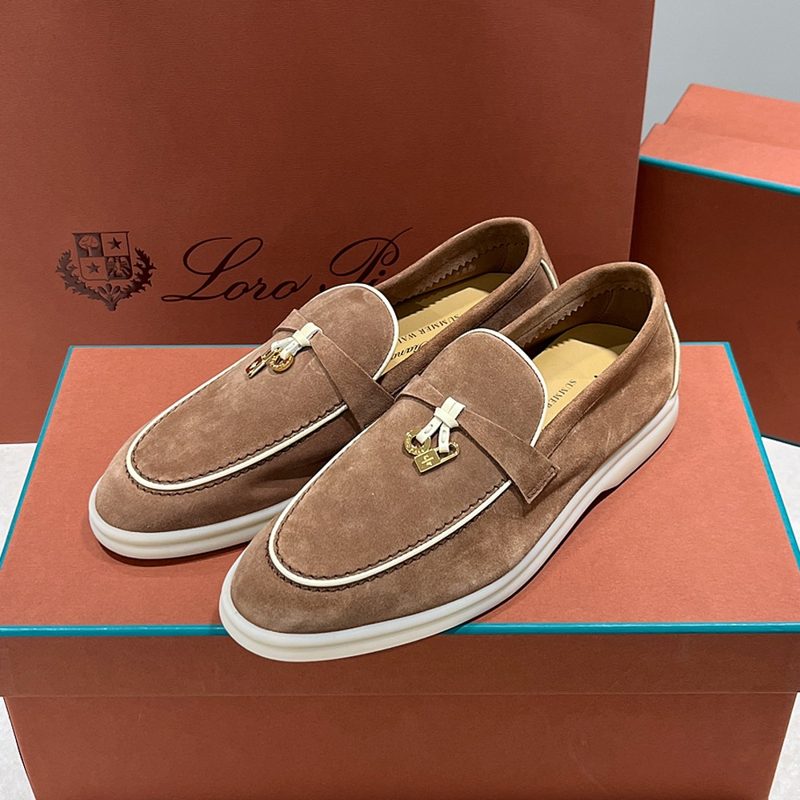 ๋ก๋กํผ์๋ Loafers ๋ชฐ Suede ์ธ๋จธ ์ฐธ์ค ์ํฌ Loafers ๋ธ๋ผ์ด Gold Charm