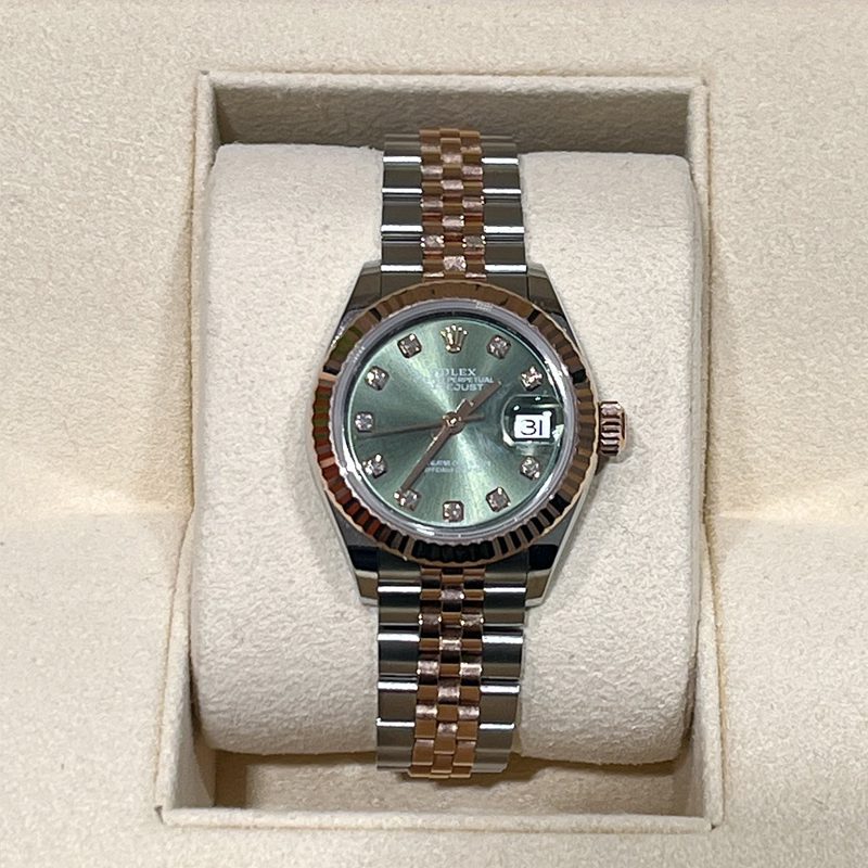 ROLEX Watches Datejust 10p 올리브그린 로즈콤비 279171