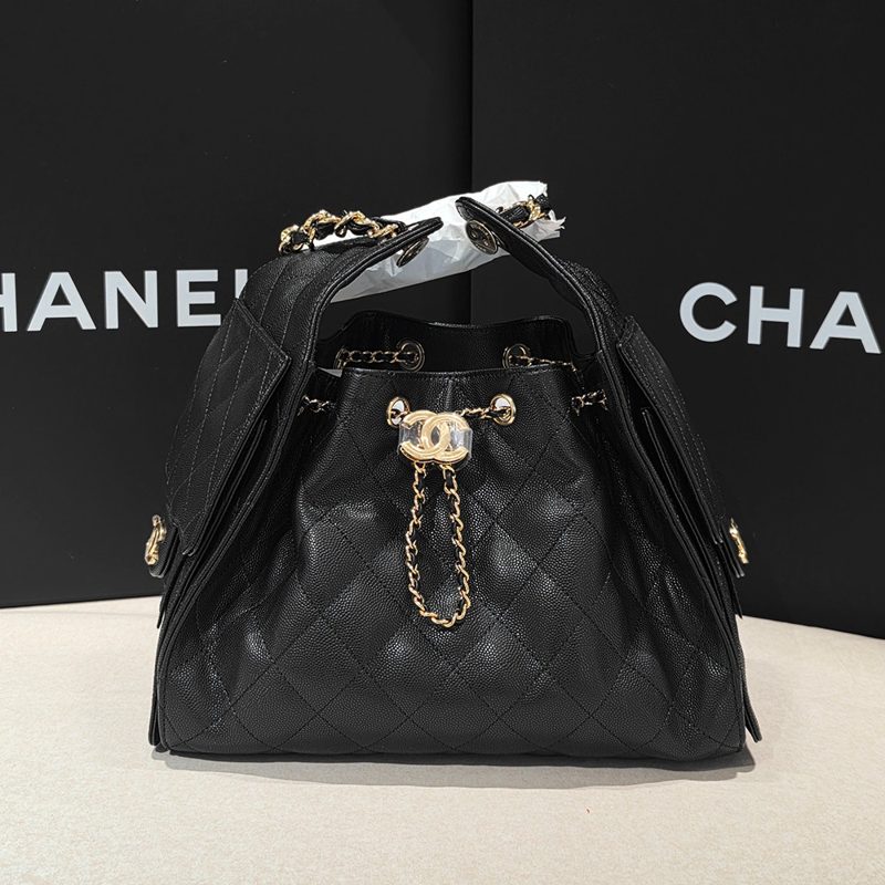 CHANEL Shoulder Bag / 25Bag ์บ๋น์ด ์คํจ Black Gold Small