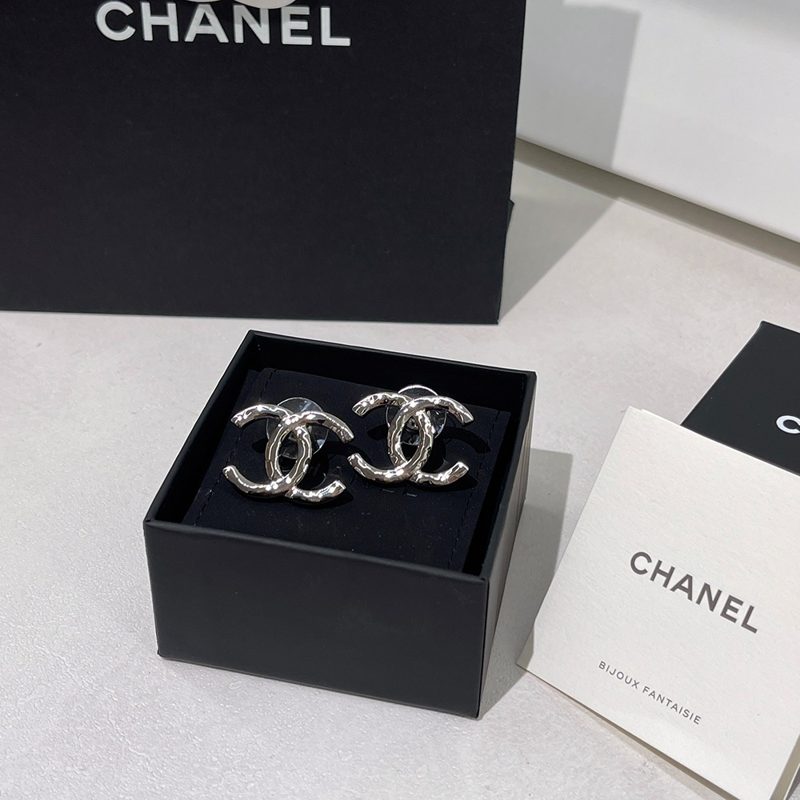 26SS / CHANEL Big Logo Silver λ²νΌ κ·κ±Έμ΄