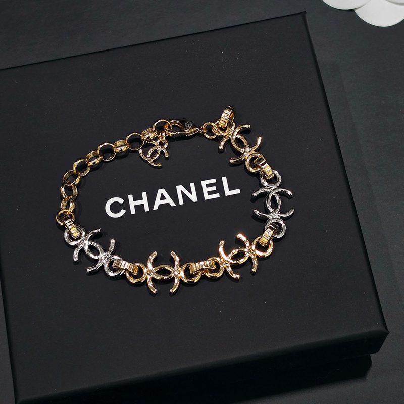 CHANEL 2026 봄 여름 Free-컬렉션 Metal Gold Silver Bracelet