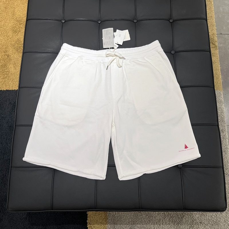 브루넬로 쿠치넬리 Shorts / Rocco Print 밴딩 Shorts White